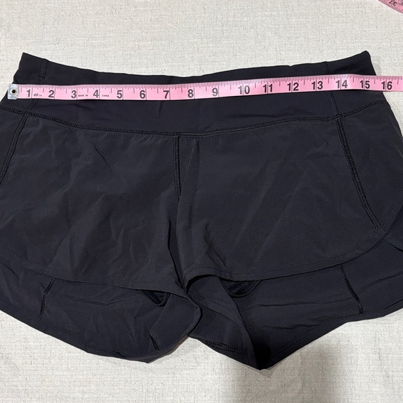 lululemon athletica Black Running Shorts size 6 - Picture 6 of 12